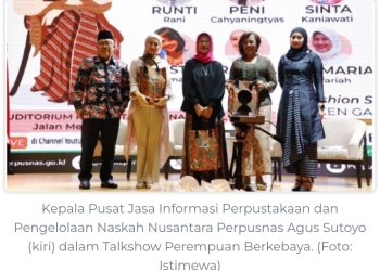 Perempuan Berkebaya, Lestarikan Budaya Nusantara-Catatan Agus Sutoyo