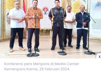 Kemenpora Gelontorkan Dana 81,36 M