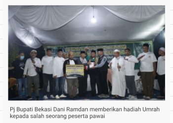 Suharyanto Raih Hadiah Umrah Usai Ikuti Pawai Takbir Keliling
