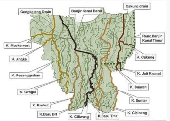 Untuk Diketahui, Ini Sungai yang Membelah Kota Jakarta