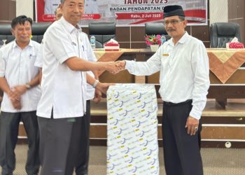Realisasi PBB Nagari Kotobaru Tertinggi di Kabupaten Solok