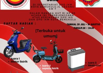 Sambut HUT RI ke 80, DPD IKM Berkalaborasi  Dengan DPD IKS Kota Bengkulu Gelar Lomba “SONG”