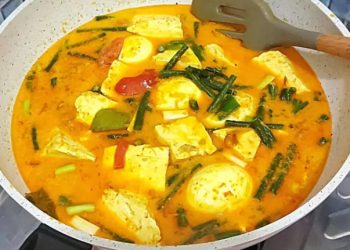 Bangkitkan Selera dengan Gulai Tapak Leman Telur Bulat 